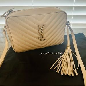 Like-New Saint Laurent Medium Lou Camera Shoulder / Crossbody Bag